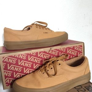 Khaki colored Vans size 6.5 in men and 8 in women